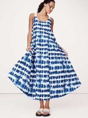 strapless open back dress Rasya One-Shoulder Pleated Maxi Dress